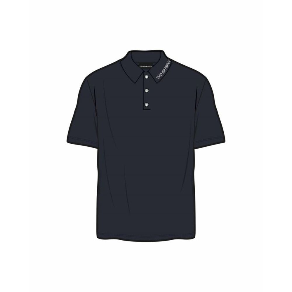 Emporio Armani EA7 Mens Short-Sleeved Polo Shirt / Navy